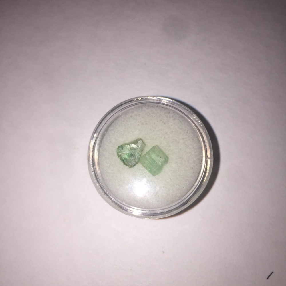 Ruff Colombian Emeralds